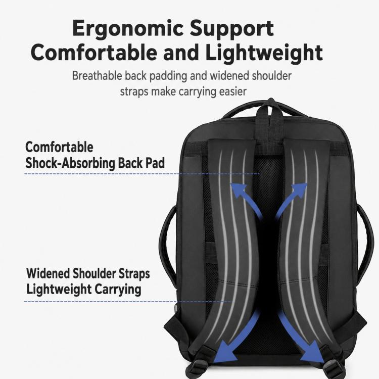 OUMANTU 1905 Large Capacity Waterproof Business Laptop Backpack