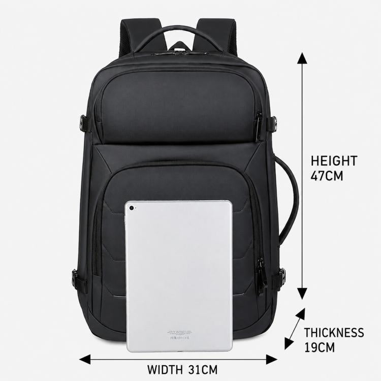 OUMANTU 2201 Large Capacity Men Business Waterproof Backpack