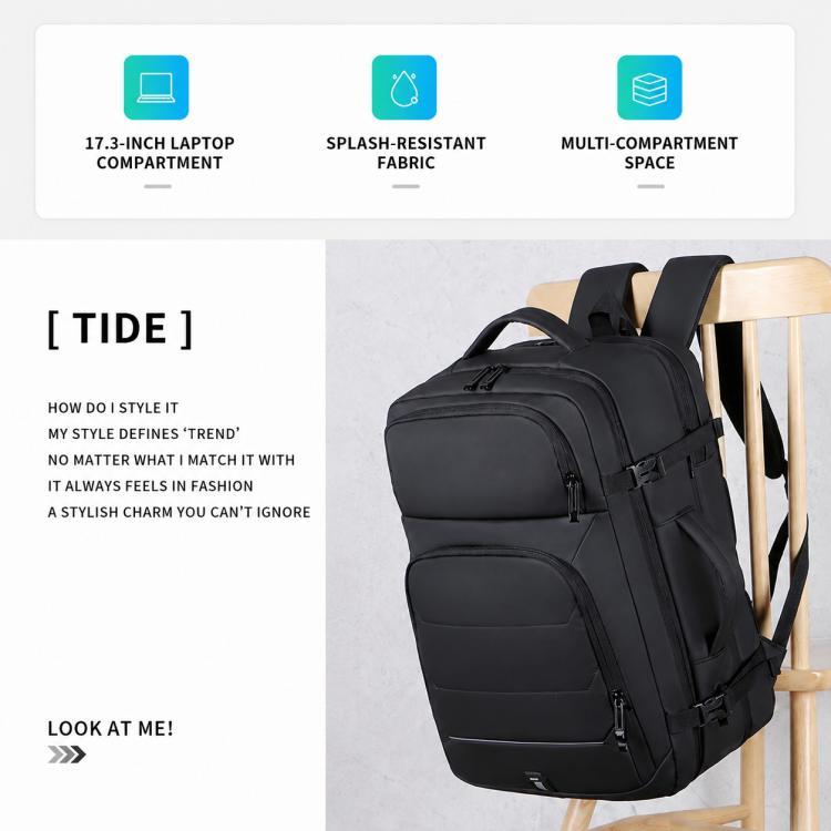 OUMANTU 2201 Large Capacity Men Business Waterproof Backpack
