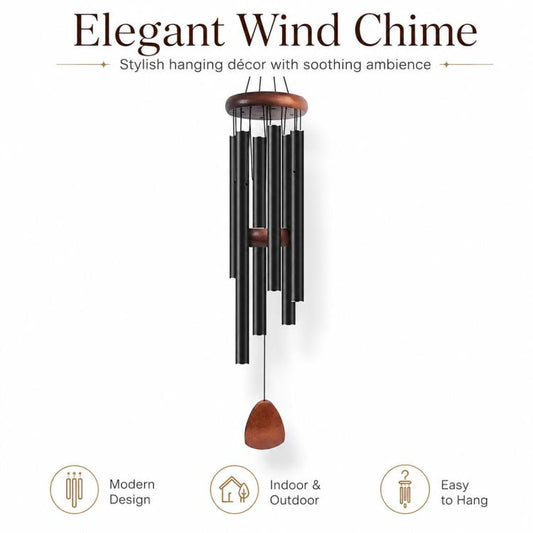 Six Tubes Vintage Decoration Aluminum Wind Chime