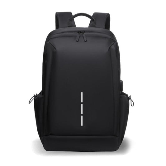 OUMANTU 2316 Multifunctional Business Vertical Stripe Logo Backpack Laptop Bag