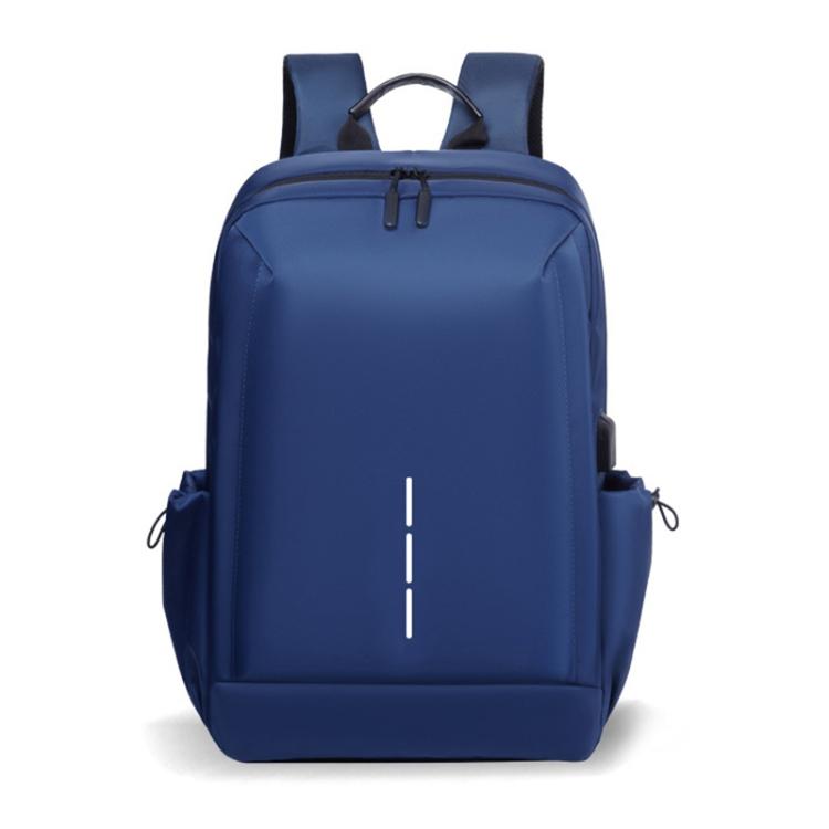 OUMANTU 2316 Multifunctional Business Vertical Stripe Logo Backpack Laptop Bag