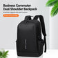 OUMANTU 2316 Multifunctional Business Vertical Stripe Logo Backpack Laptop Bag