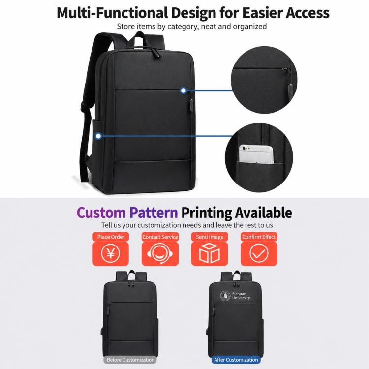 OUMANTU 6939 Men Large Capacity Business Laptop Backpack