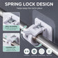 Drill-free Curtain Hanging Clips Multifunctional Curtain Rod Hook 4pcs, 30-50cm