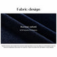 Korean velvet fabric swatch in dark navy with dense knit texture and subtle shimmer