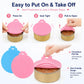 2pcs Pet Food Cans Sealed Silicone Lid
