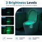 16-Color RGB Motion Sensor Toilet Bowl Night Light