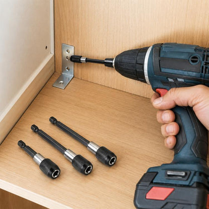 3pcs / Set Hexagonal Electric Drill Driver Extension Quick Conversion Bits, Conversion Bits