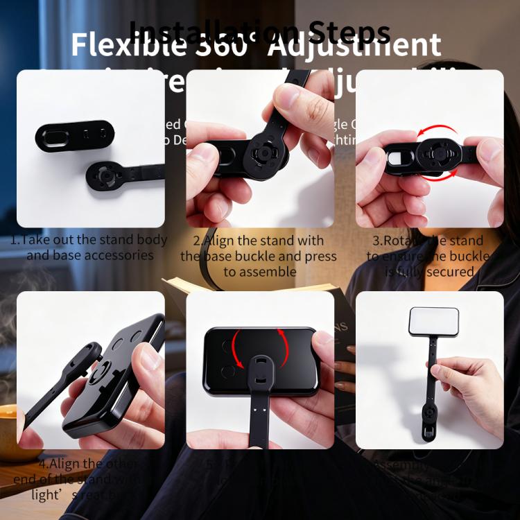 Mini Clip-on Reading Lamp Fill Light