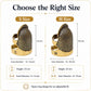 2pcs / Set S and M Household Adjustable Metal Sewing Thimble Finger Protectors, S and M