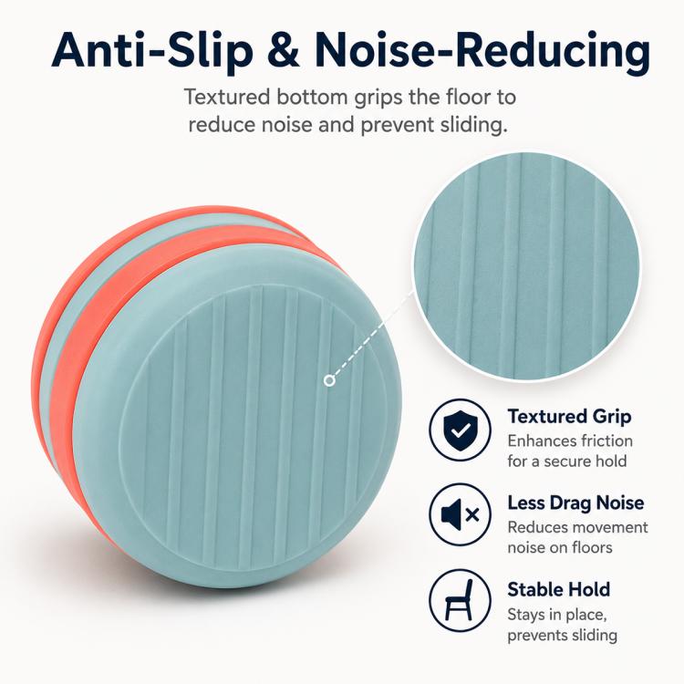 4pcs / Set Non-slip Silicone Table Chair Leg Caps