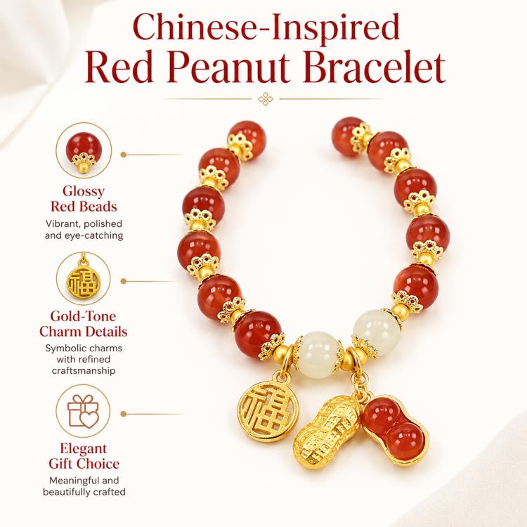 Peanut Charm Bracelet for Women