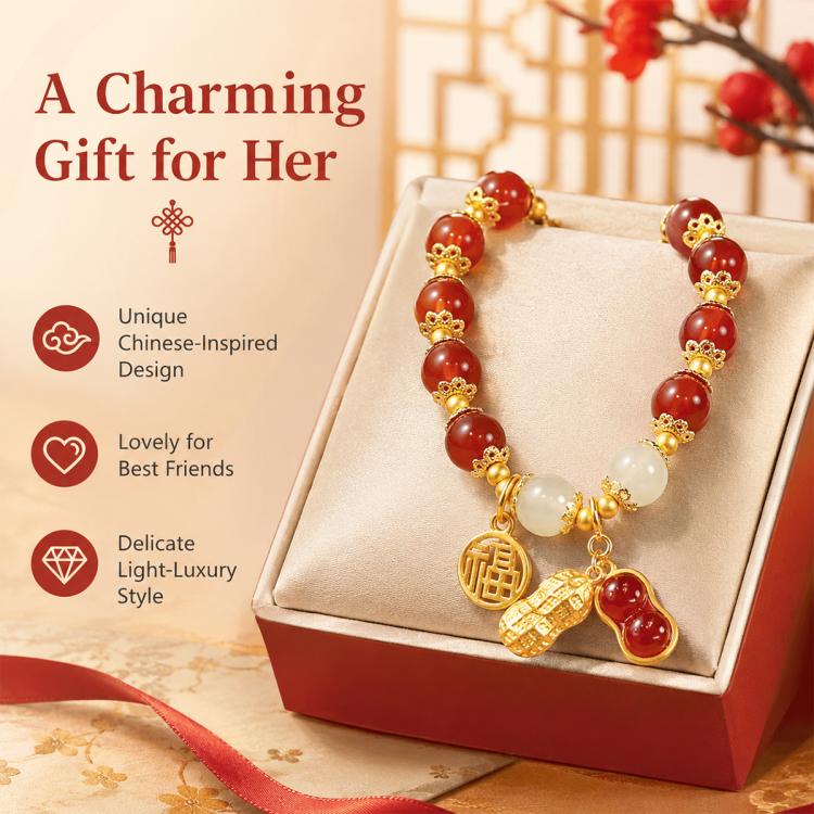 Peanut Charm Bracelet for Women
