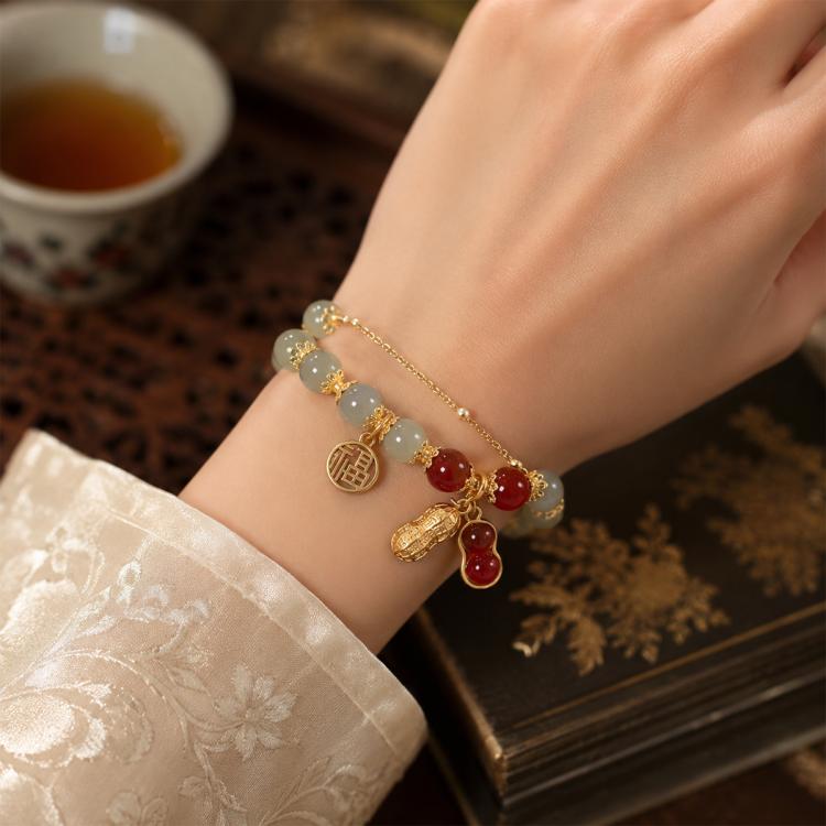 Peanut Charm Bracelet for Women