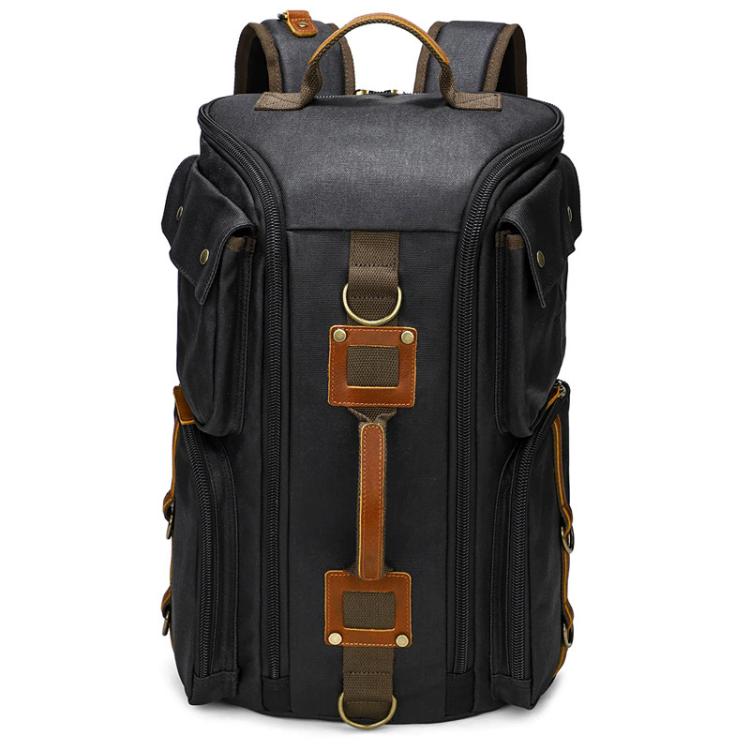 Outdoor Large Capacity Waterproof Travel Men Canvas Backpack
