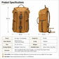 Outdoor Large Capacity Waterproof Travel Men Canvas Backpack