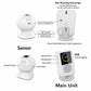 XY-501 Rechargeable Magnetic Sensor Split Welcome Doorbell, XY-501