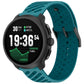 Twill Texture Breathable Silicone Watch Band, 20mm
