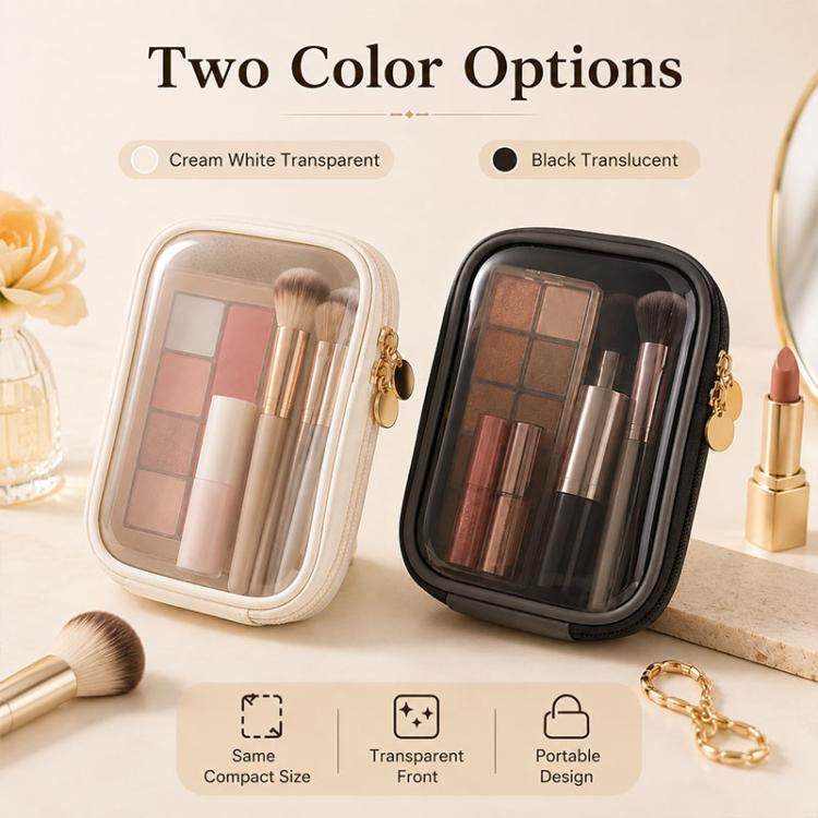 Portable High-Transparency Makeup Bag Mini Storage Bag, 15 x 12 x 4cm