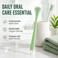 2pcs/Pack Double-Sided Silicone Tongue Scraper Oral Cleaning Tool