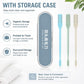 3pcs/Pack 360 Degree Rotating Double Blade Design Double Head Nose Hair Razor