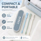 3pcs/Pack 360 Degree Rotating Double Blade Design Double Head Nose Hair Razor