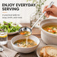 LsCook 7.2cm Stainless Steel Spoon, Soup Spoon, Strainer Spoon