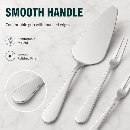 LsCook Stainless Steel Cake Server Set, Cake Server Set