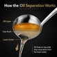 LsCook Stainless Steel Oil Separating Spoon, Oil Separating Spoon
