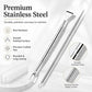 Stainless Steel Blackhead Scraper and U-Shaped Needle Set Blackhead Acne Cleaning Tool