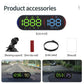 G26 Car GPS Display Head-Up Display Speedometer with Suction Cup Holder, G26