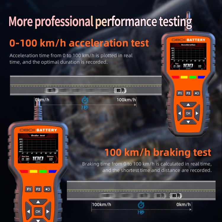 K2 Pro 2 in 1 Car OBDII Diagnostic Tool Battery Tester, K2 Pro
