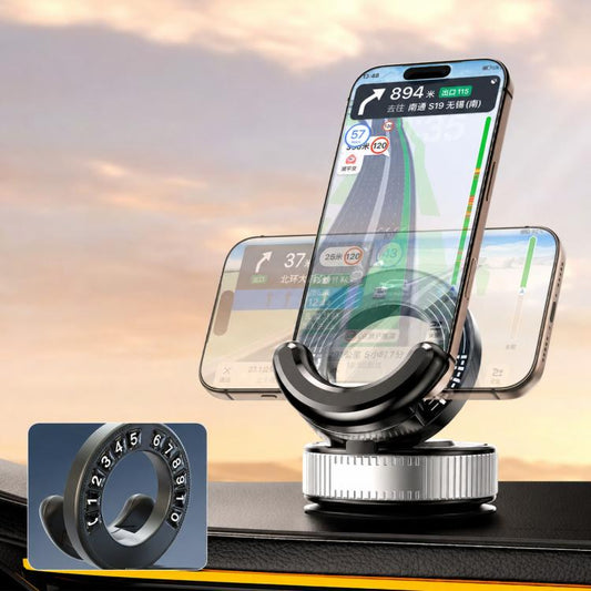 F9 Vacuum Suction Cup Phone Car Mount For Navigation Desktop Use, Basic Model, Parking Number Plate