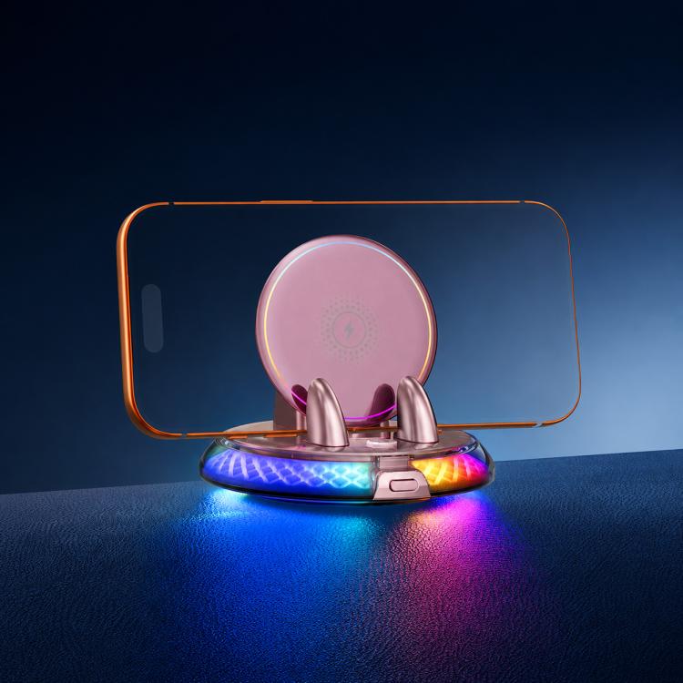 D9 Self-adhesive Rotating Base Car Wireless Charging Phone Holder