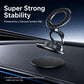 360° magnetic ring phone holder on suction pad base with anti-slip contact