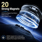 Dual-matrix magnetic phone holder with circular ring on suction base
