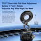 Black suction cup magnetic car phone holder with adjustable magnetic head on dashboard