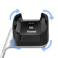 360° rotatable black charging cradle on aluminum smartwatch charger stand
