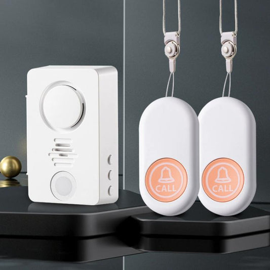 XY-805 Adjustable Volume Wireless Waterproof Doorbell Elderly Call Device, 1 Transmitter + 1 Receiver, 1 Transmitter + 2 Receiver, 2 Transmitter + 1 Receiver