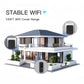 1MP HD Graffiti Smart Video Doorbell Camera With Solar Panel Charging Rain Cover