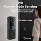 1MP HD Graffiti Smart Video Doorbell Camera With Solar Panel Charging Rain Cover