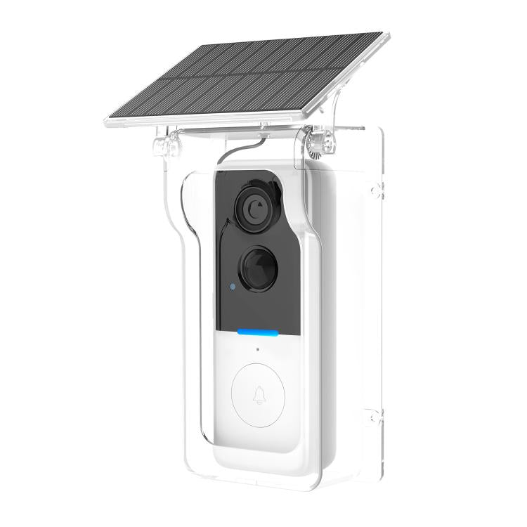 HC-002 Outdoor Solar Panel Charging Rain Cover Suitable For 013D Video Doorbell