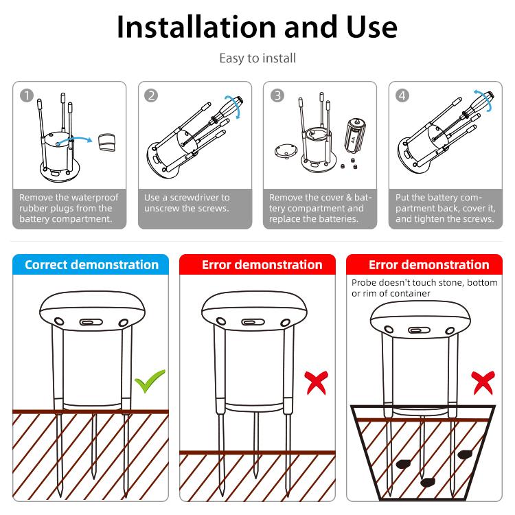 NEO NAS-STH01W WiFi Smart Soil Sensor, STH01W