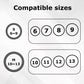 xDfind For Oura Ring5 Smart Ring Silicone Cover, S, M