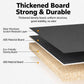 Black camping table board cross-section showing layered, durable tabletop
