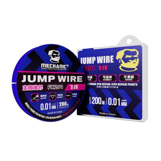 MECHANIC FJ / FX / FS Series Motherboard PCB Flying Wire, FX201-0.01mm/200m, FX202-0.02mm/200m, FX105-0.005mm/100m, FJ201-0.01mm/200m, FJ202-0.02mm/200m, FS205-0.005mm/200m