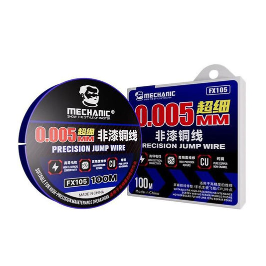 MECHANIC FJ / FX / FS Series Motherboard PCB Flying Wire, FX201-0.01mm/200m, FX202-0.02mm/200m, FX105-0.005mm/100m, FJ201-0.01mm/200m, FJ202-0.02mm/200m, FS205-0.005mm/200m
