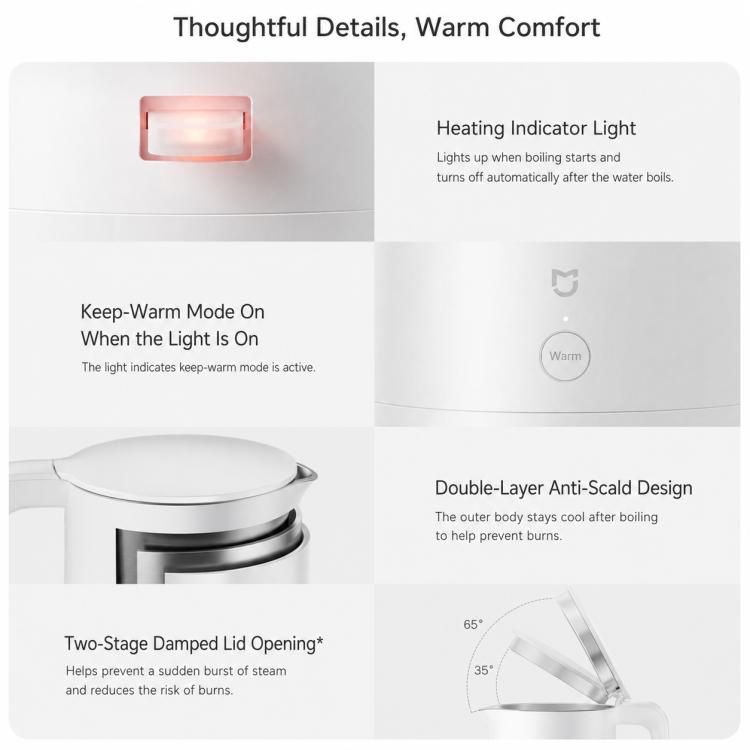 Xiaomi Mijia Constant Temperature Electric Kettle Titanium Steel Version