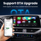 2-in-1 car smart box adapter, black, connected to CarPlay/Android Auto